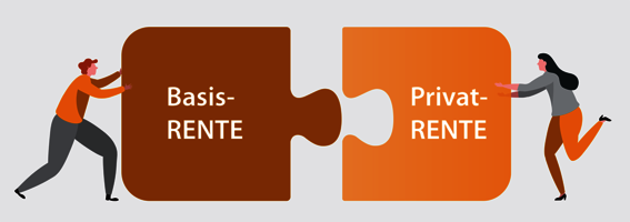 Grafik Puzzle Rente hoch 2